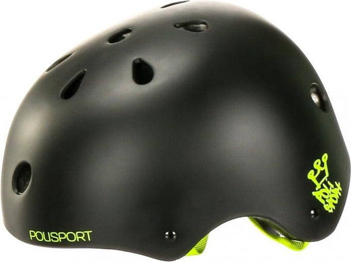 POLISPORT Urban Radical Graffiti helmet - black/green