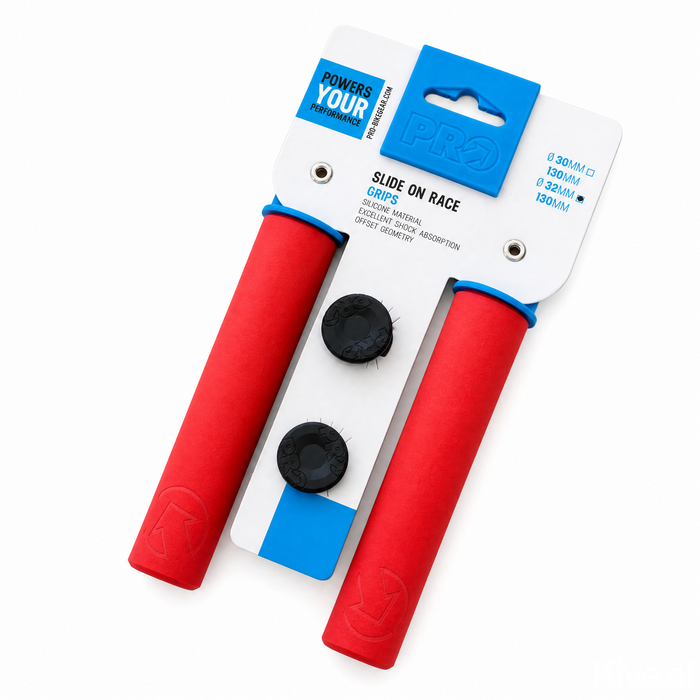 PRO SLIDE ON RACE grips - red