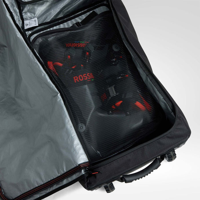 ROSSIGNOL HERO WHEELED Ski Bag 2–3 Pairs 210 cm - Red