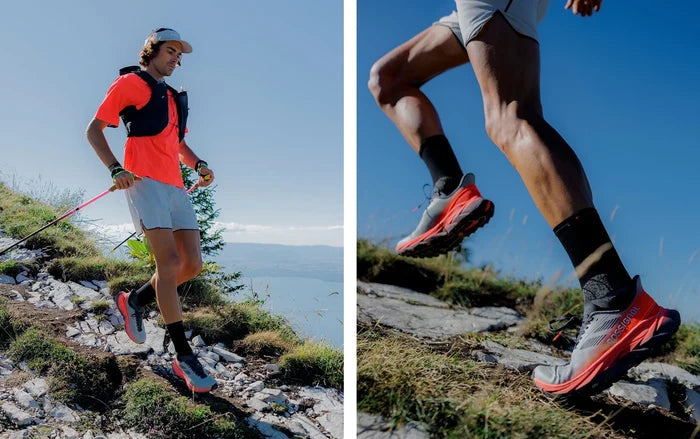 ROSSIGNOL VERCORS trail running shoes - neon red
