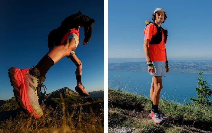 ROSSIGNOL VERCORS trail running shoes - neon red