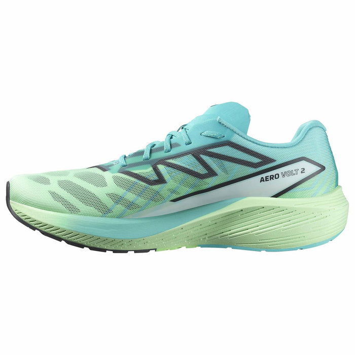 SALOMON AERO VOLT 2 trail running shoes - green/blue/white