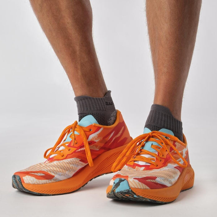 SALOMON AERO VOLT running shoes - orange/red - SALOMON - Evelostore
