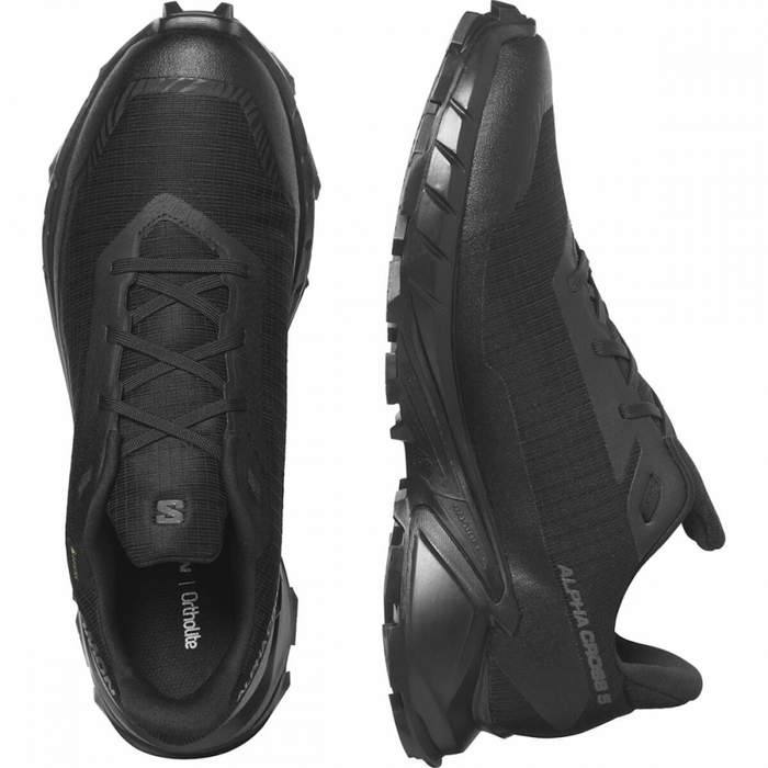 SALOMON ALPHACROSS 5 GTX trail running shoes - black
