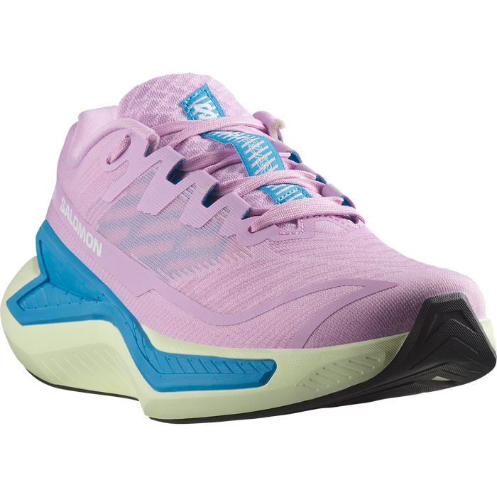 SALOMON DRX BLISS 2 W trail running shoes - pink/blue/green