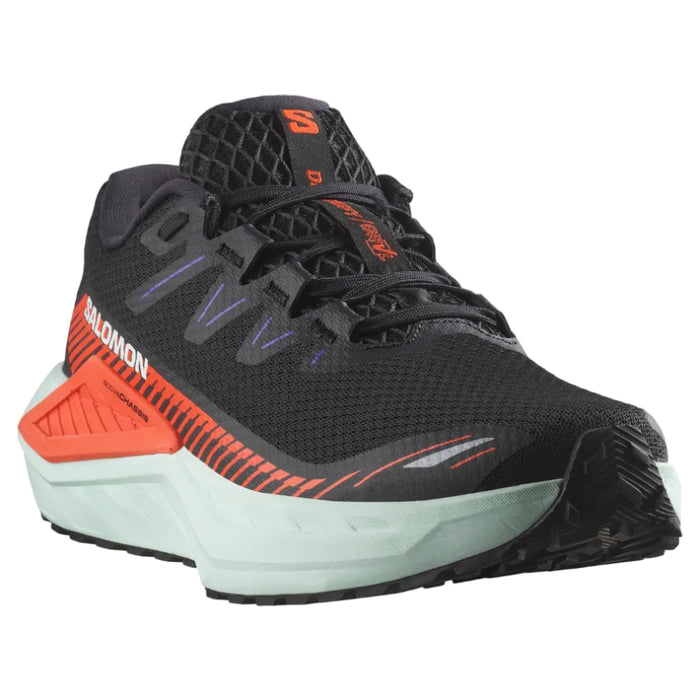 SALOMON DRX DEFY GRVL trail running shoes - black/red