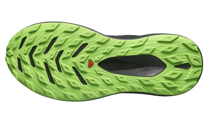 SALOMON GLIDE MAX TR trail running shoes - black/green