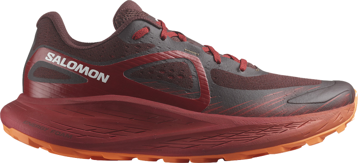 SALOMON GLIDE MAX TR trail running shoes - brown/red/orange