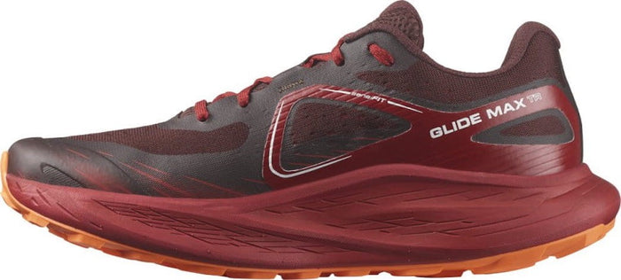 SALOMON GLIDE MAX TR trail running shoes - brown/red/orange