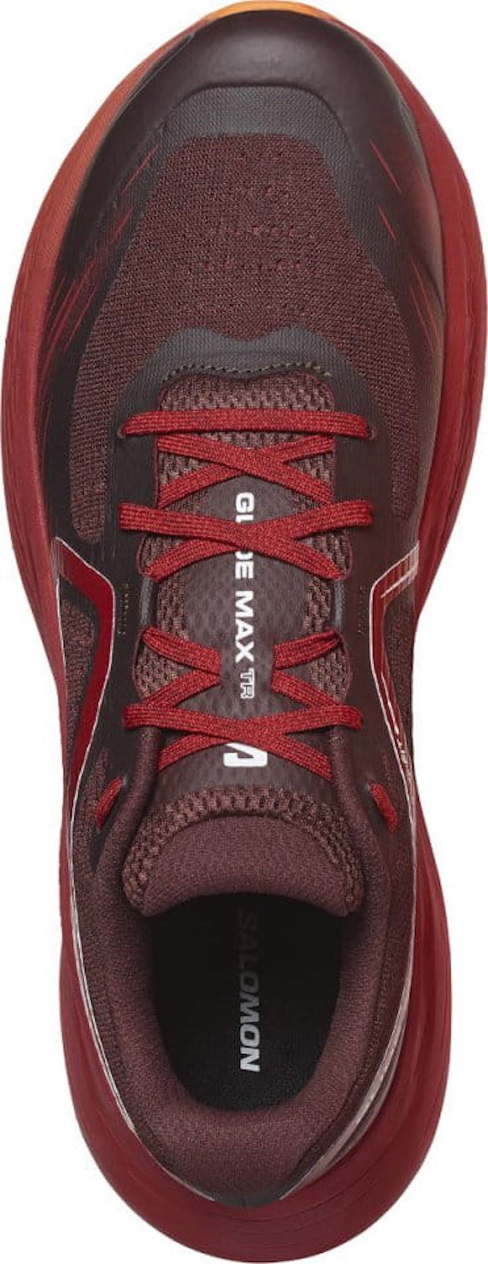 SALOMON GLIDE MAX TR trail running shoes - brown/red/orange