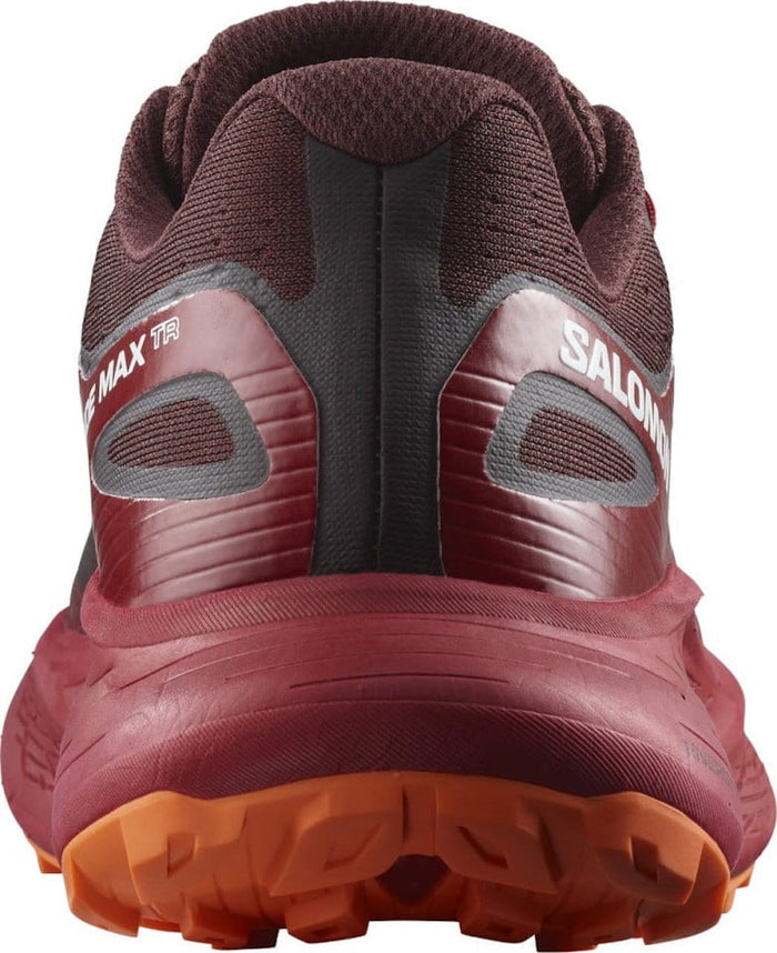 SALOMON GLIDE MAX TR trail running shoes - brown/red/orange