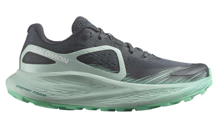 SALOMON GLIDE MAX TR W trail running shoes - grey/light green