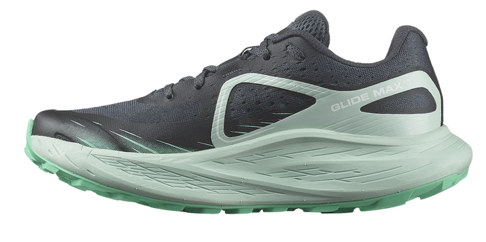 SALOMON GLIDE MAX TR W trail running shoes - grey/light green
