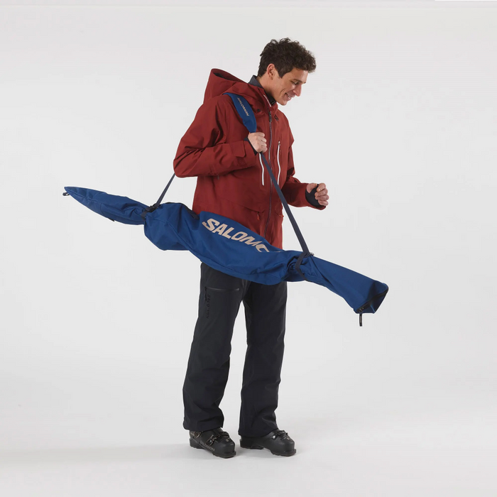 SALOMON ORIGINAL 1 PAIR 160-210 Ski Bag Navy Blue