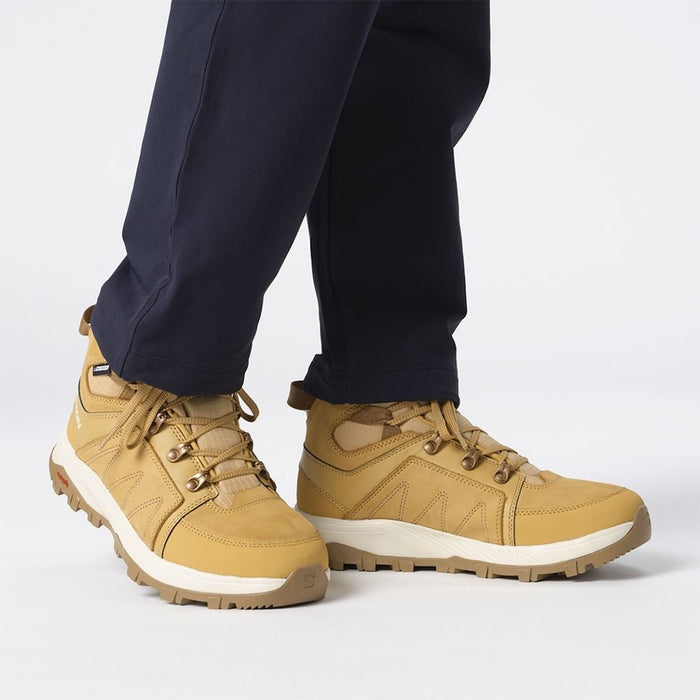SALOMON OUTCHILL TS CSWP W winter shoes - light brown/white