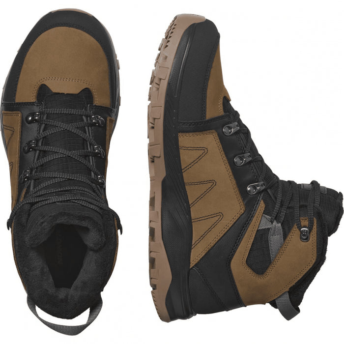 SALOMON OUTCHILL TS CSWP winter shoes - brown/black - SALOMON - Evelostore