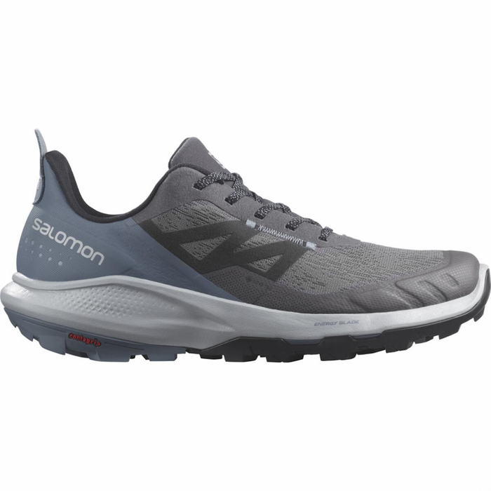 SALOMON OUTPULSE GTX trail running shoes - grey/blue