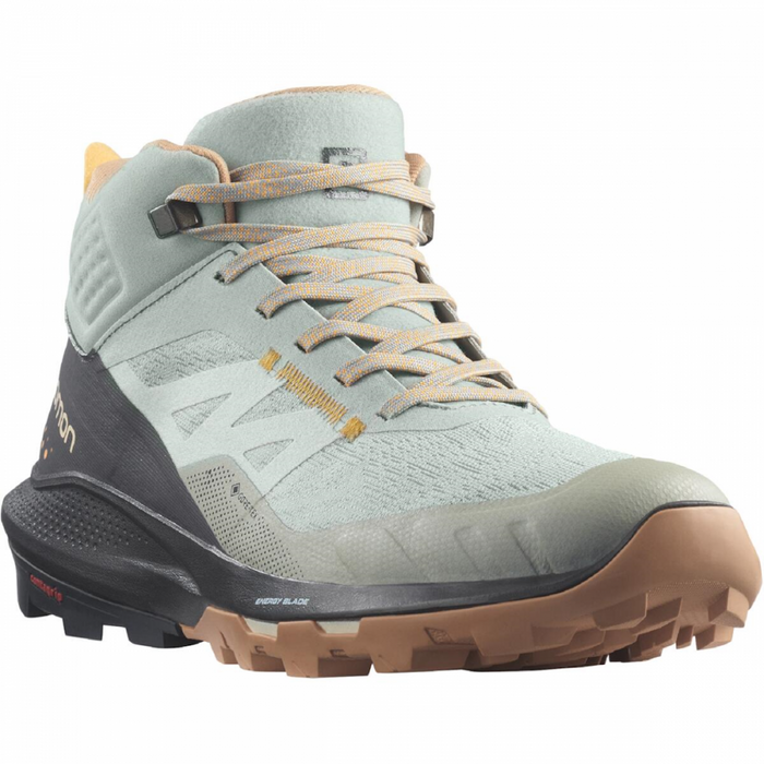 SALOMON OUTPULSE MID GTX W trail running shoes - light blue/grey/black
