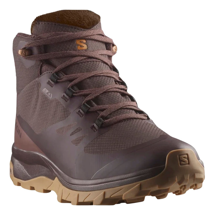 SALOMON OUTSNAP CS WP W winter shoes - black coffee - SALOMON - Evelostore