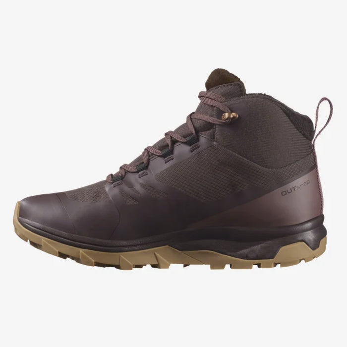 SALOMON OUTSNAP CS WP W winter shoes - black coffee - SALOMON - Evelostore