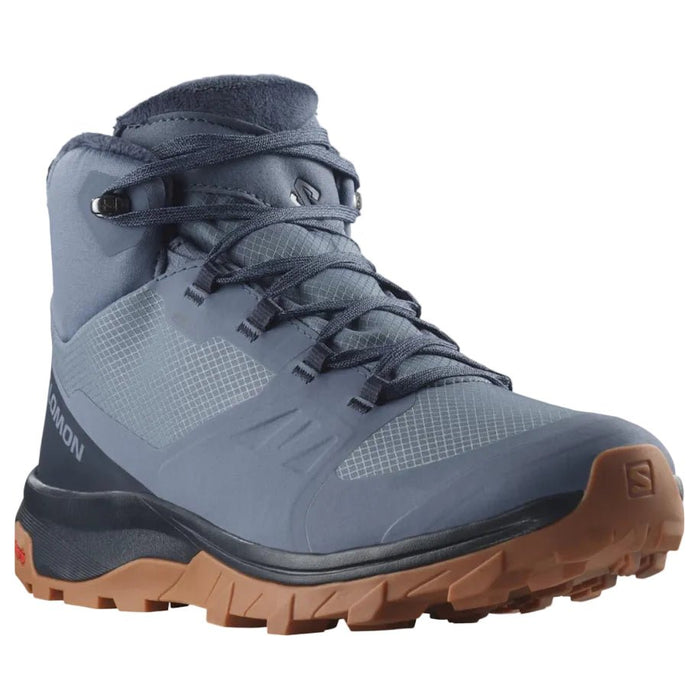 SALOMON OUTSNAP CS WP winter shoes - blue/black - SALOMON - Evelostore