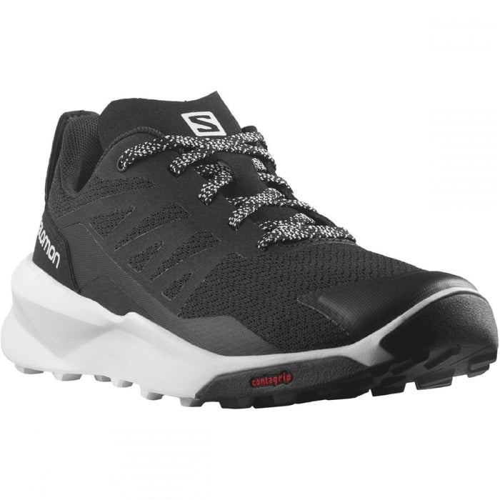 SALOMON PATROL J junior - kid's shoes - black/white - SALOMON - Evelostore