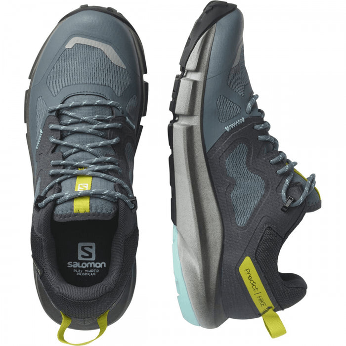 SALOMON PREDICT HIKE GTX W hiking footwear - grey blue - SALOMON - Evelostore