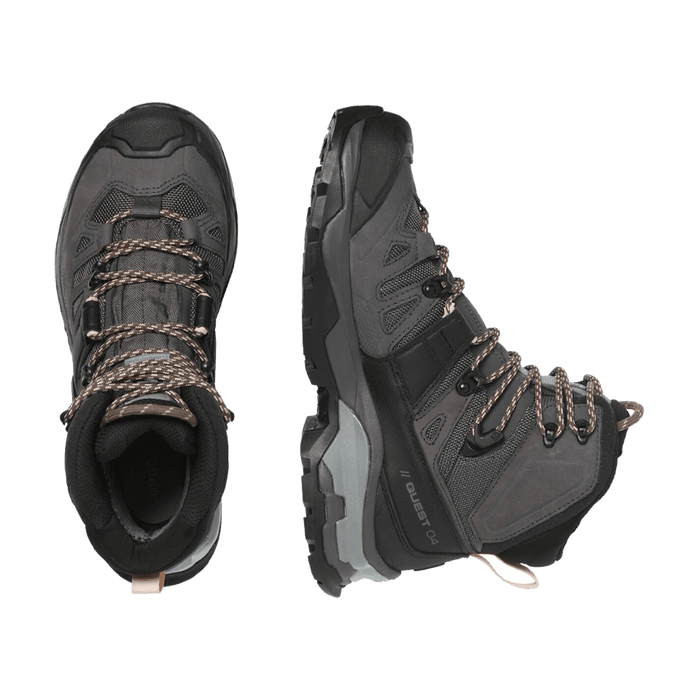 SALOMON QUEST 4 GTX W hiking footwear - grey black - SALOMON - Evelostore