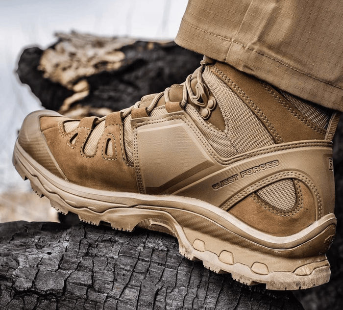 SALOMON QUEST 4D FORCES 2 EN tactical footwear - earth brown - SALOMON - Evelostore