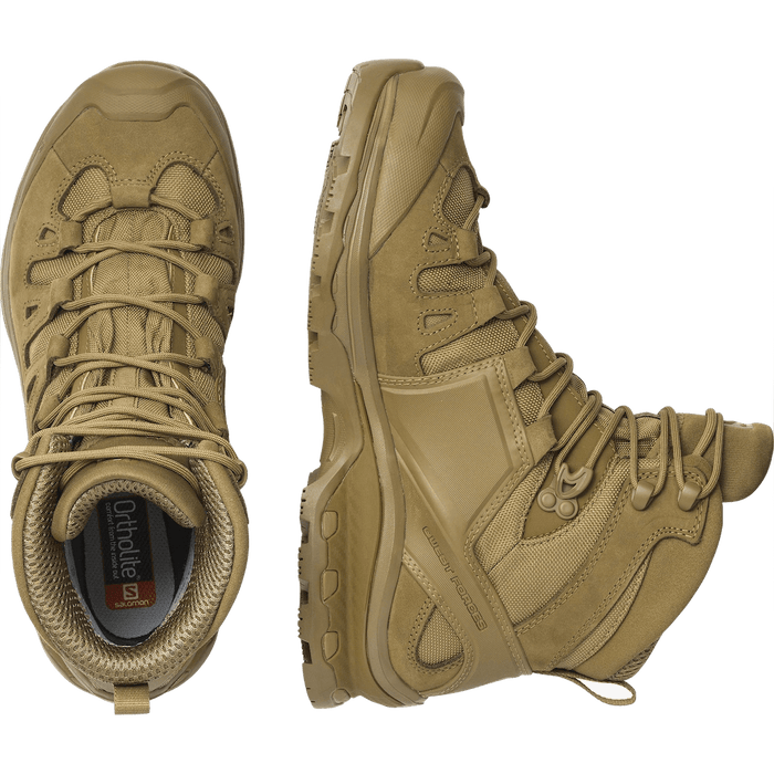SALOMON QUEST 4D GTX FORCES 2 tactical footwear - coyote brown - SALOMON - Evelostore