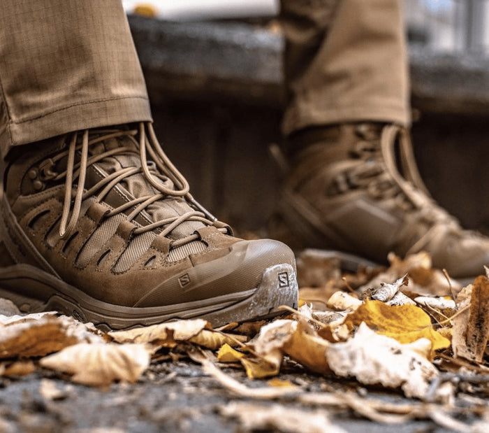 SALOMON QUEST 4D GTX FORCES 2 tactical footwear - coyote brown - SALOMON - Evelostore