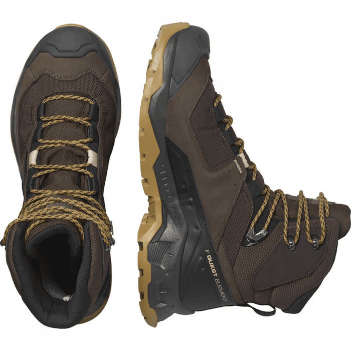 SALOMON QUEST ELEMENT GTX hiking boots - brown - SALOMON - Evelostore