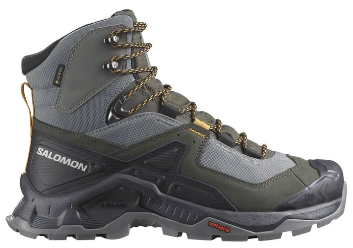 SALOMON QUEST ELEMENT GTX hiking footwear - grey green - SALOMON - Evelostore