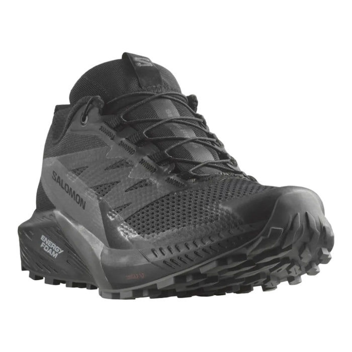 SALOMON SENSE RIDE 5 GTX W trail running shoes - black/dark grey