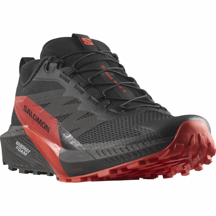 SALOMON SENSE RIDE 5 trail running shoes - black/red