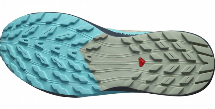 SALOMON SENSE RIDE 5 trail running shoes - grey/blue/black