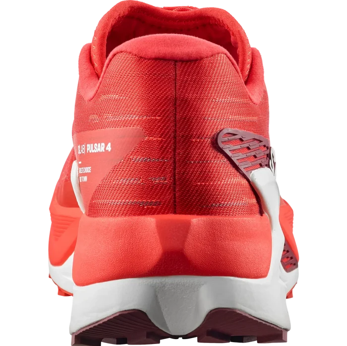 SALOMON S/LAB PULSAR 4 Trail running shoes - red/white