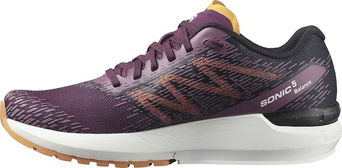 SALOMON SONIC 5 BALANCE W trail running shoes - violet/black/orange