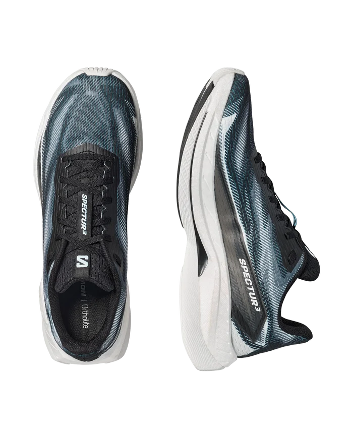 SALOMON SPECTUR 3 running shoes - black/white/grey