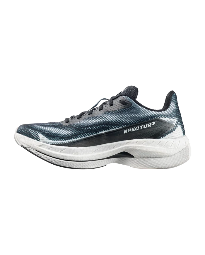 SALOMON SPECTUR 3 running shoes - black/white/grey
