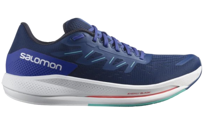 SALOMON SPECTUR trail running shoes - dark blue/blue/white
