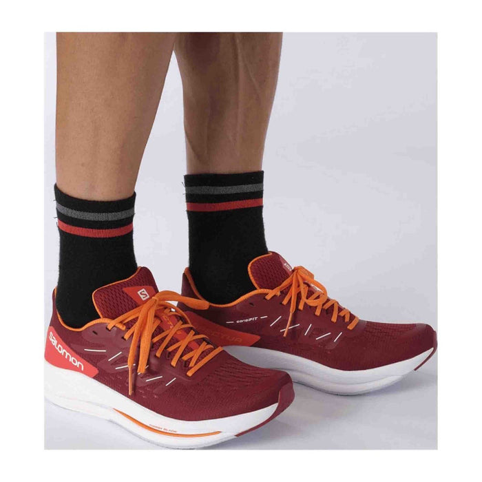 SALOMON SPECTUR trail running shoes - red/orange/violet