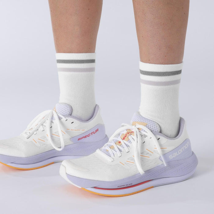 SALOMON SPECTUR W trail running shoes - white/purple/orange