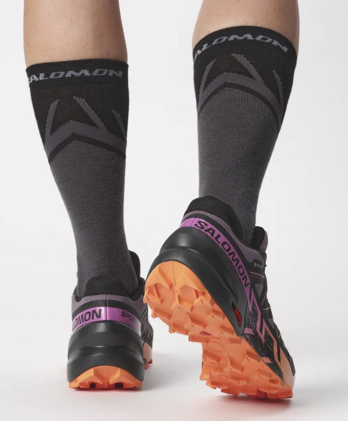 SALOMON SPEEDCROSS 6 GORE - TEX W trail running shoes - orange/violet - SALOMON - Evelostore