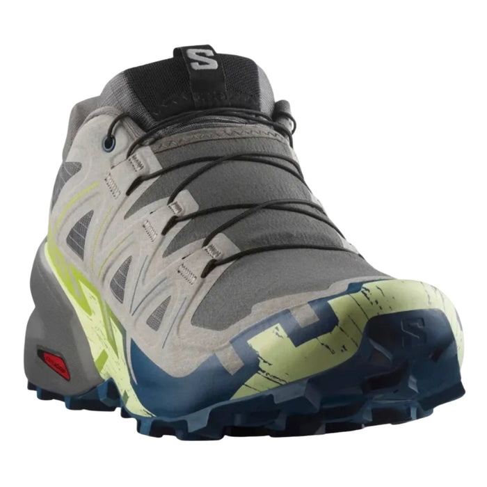 SALOMON SPEEDCROSS 6 trail running shoes - grey/green - SALOMON - Evelostore