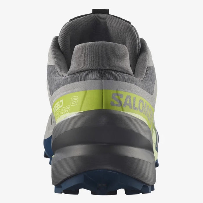 SALOMON SPEEDCROSS 6 trail running shoes - grey/green - SALOMON - Evelostore