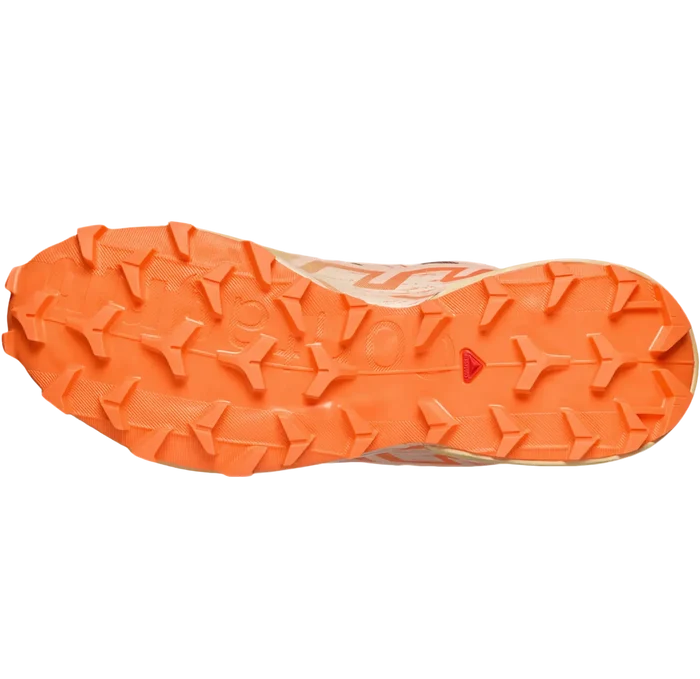 SALOMON SPEEDCROSS 6 W trail running shoes - peach/yellow