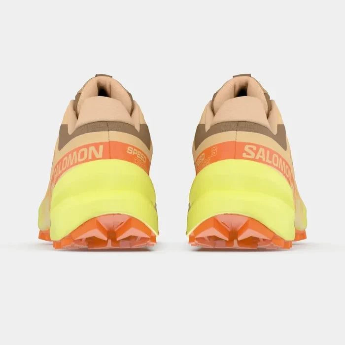 SALOMON SPEEDCROSS 6 W trail running shoes - peach/yellow