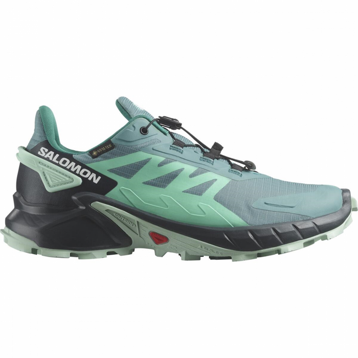 SALOMON SUPERCROSS 4 GTX W trail running shoes - light blue/black