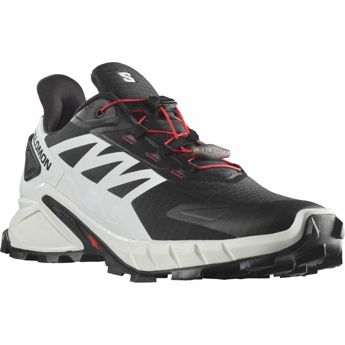 SALOMON SUPERCROSS 4 trail running shoes - black/white/red